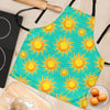 Sun Pattern Print Women's Apron-grizzshop