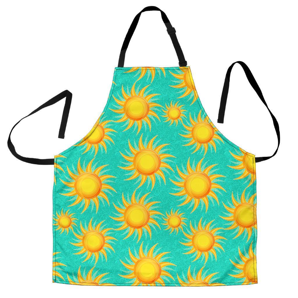 Sun Pattern Print Women's Apron-grizzshop