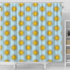 Sun Print Pattern Bathroom Shower Curtain-grizzshop