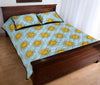 Sun Print Pattern Bed Set Quilt-grizzshop