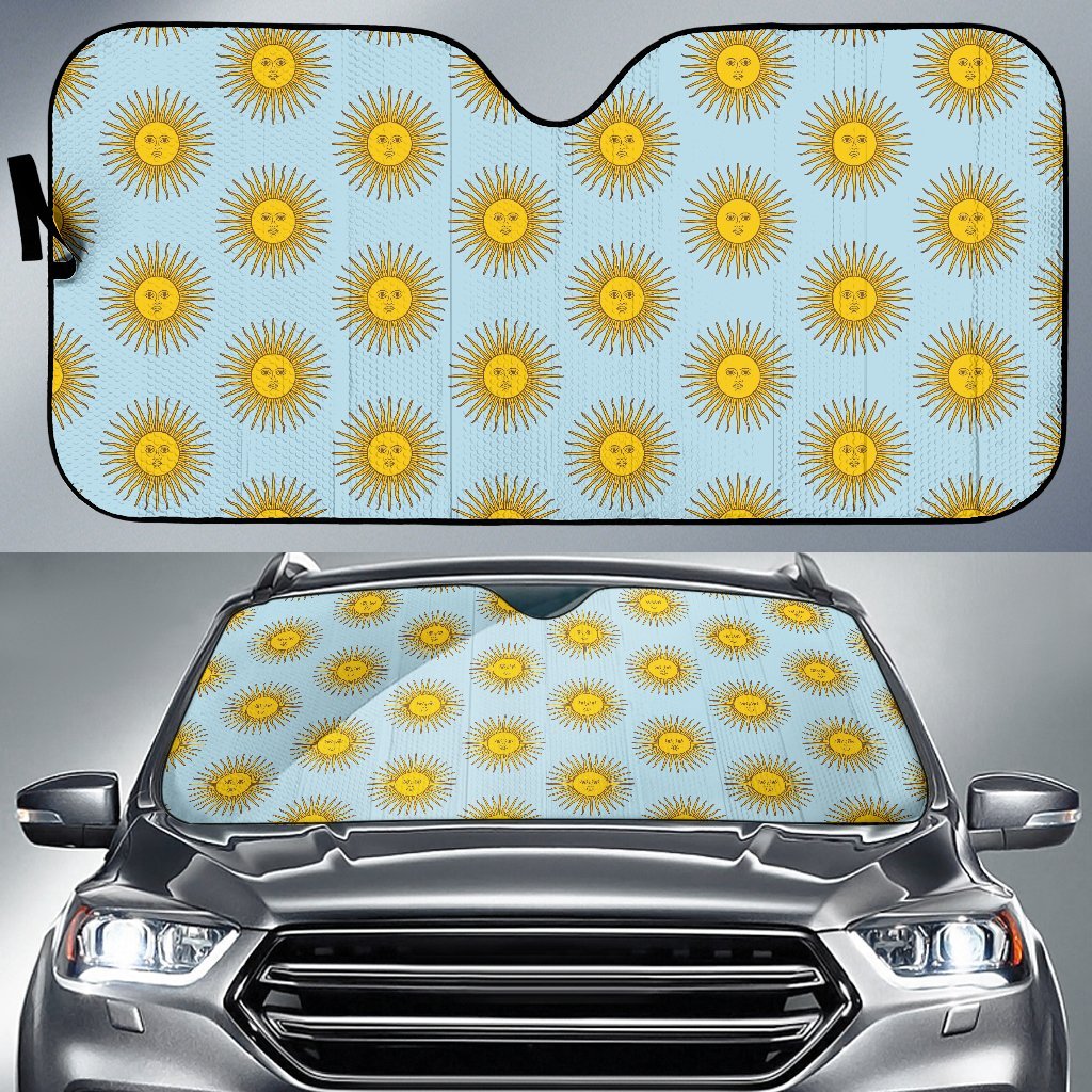 Sun Print Pattern Car Sun Shade-grizzshop