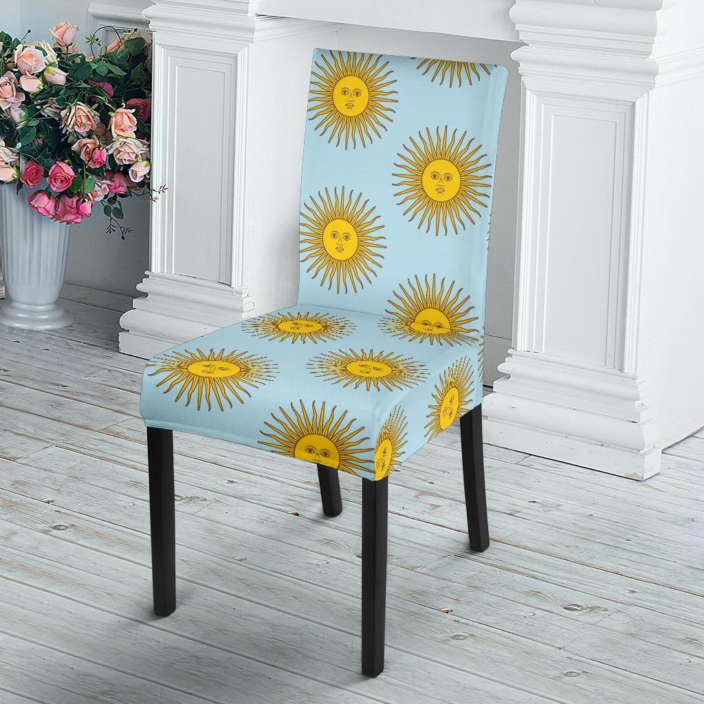 Sun Print Pattern Chair Cover-grizzshop