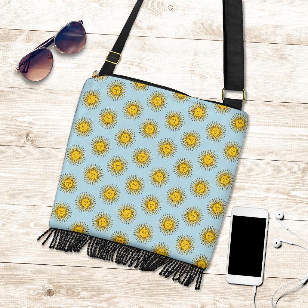 Sun Print Pattern Crossbody bags-grizzshop