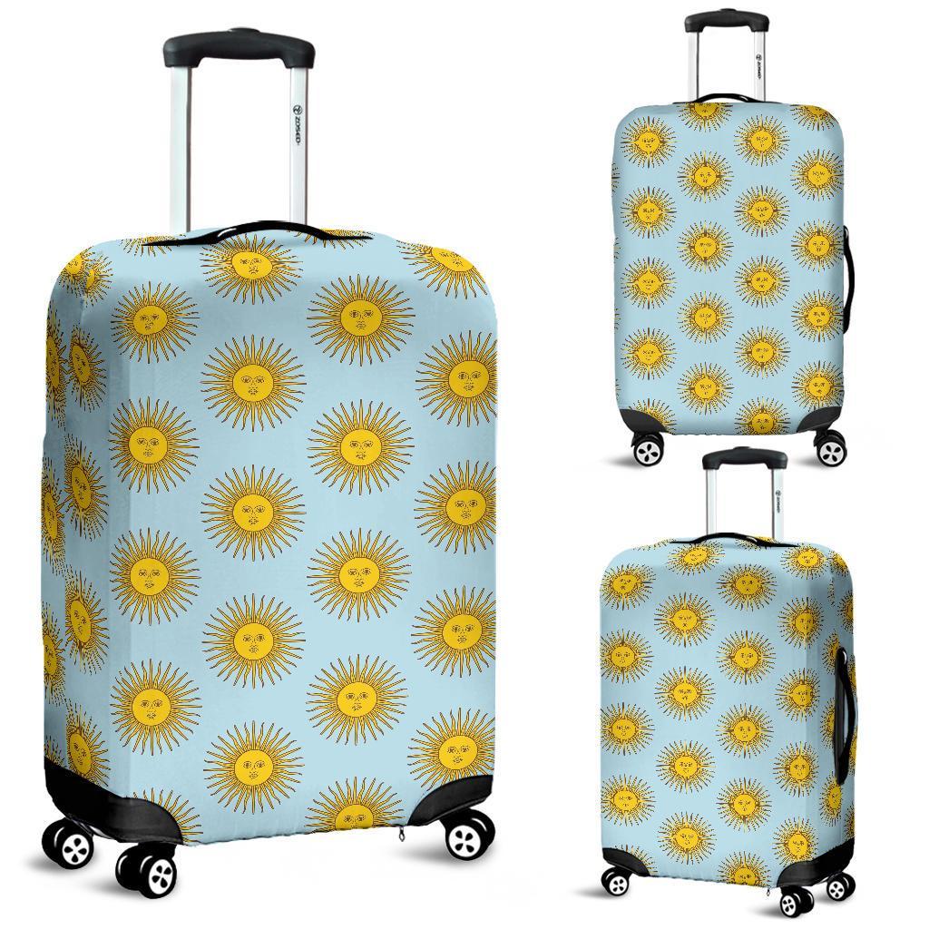 Sun Print Pattern Luggage Cover Protector-grizzshop