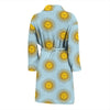 Sun Print Pattern Men Long Robe-grizzshop