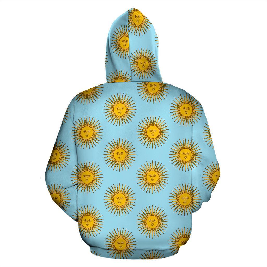 Sun Print Pattern Men Women Pullover Hoodie-grizzshop