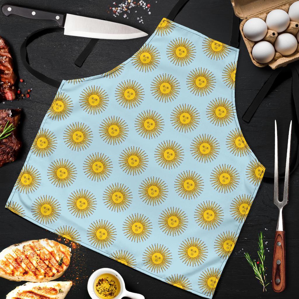 Sun Print Pattern Men's Apron-grizzshop