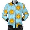 Sun Print Pattern Men's Bomber Jacket-grizzshop