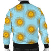 Sun Print Pattern Men's Bomber Jacket-grizzshop