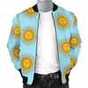 Sun Print Pattern Men's Bomber Jacket-grizzshop