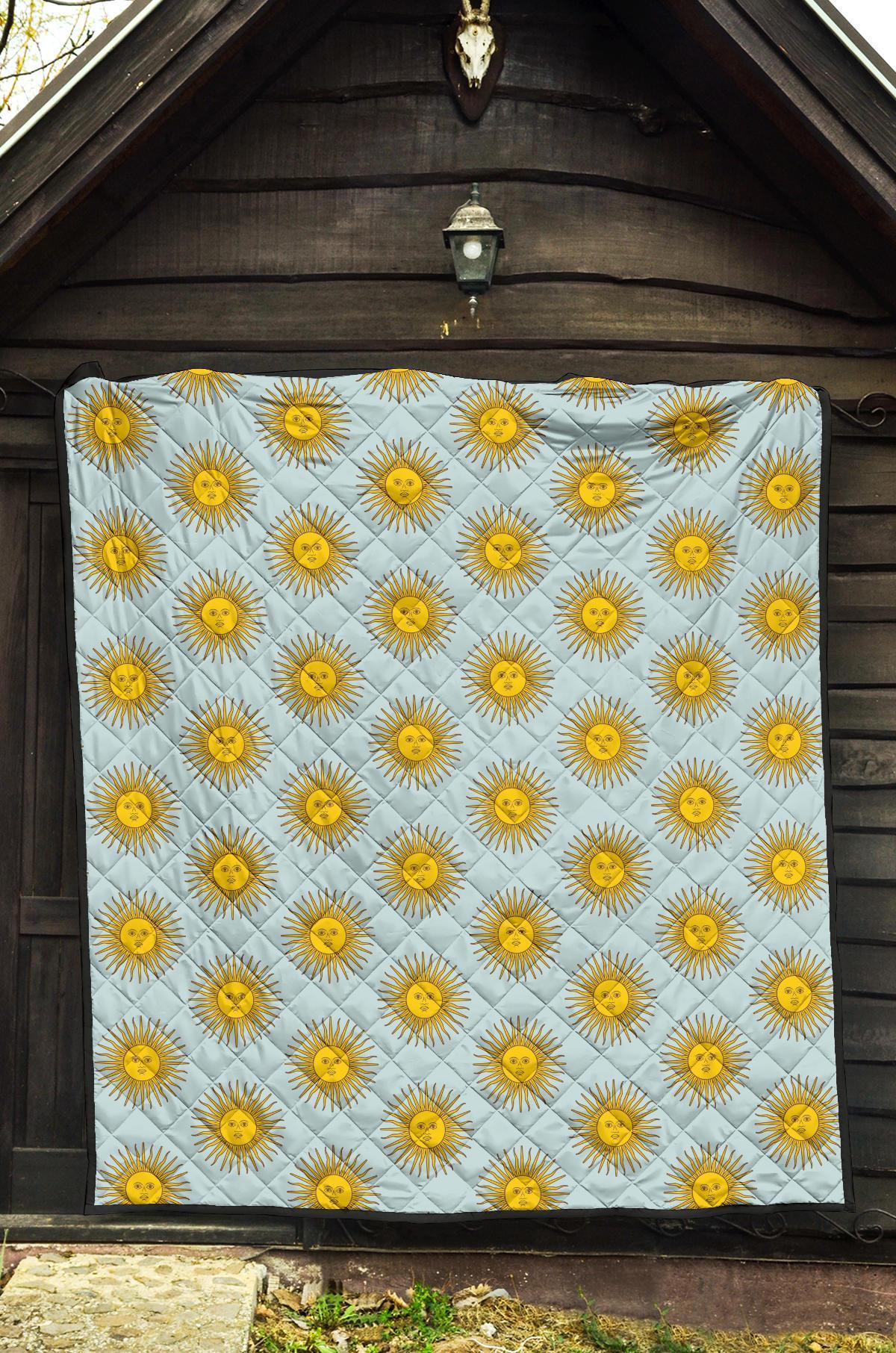 Sun Print Pattern Quilt-grizzshop