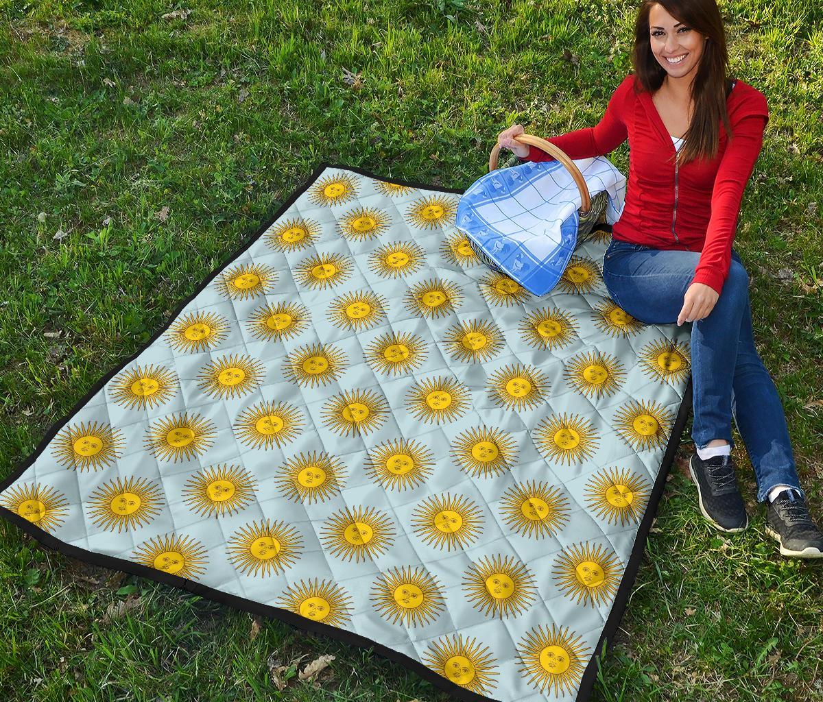 Sun Print Pattern Quilt-grizzshop