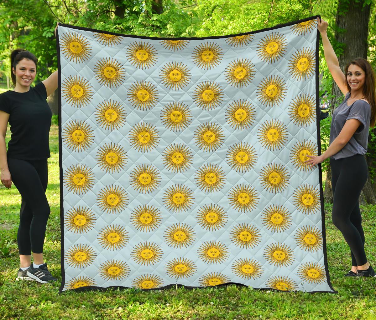 Sun Print Pattern Quilt-grizzshop