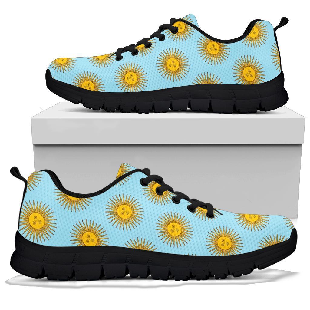 Sun Print Pattern Sneaker Shoes For Men Women-grizzshop