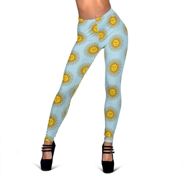 Sun Print Pattern Women Leggings