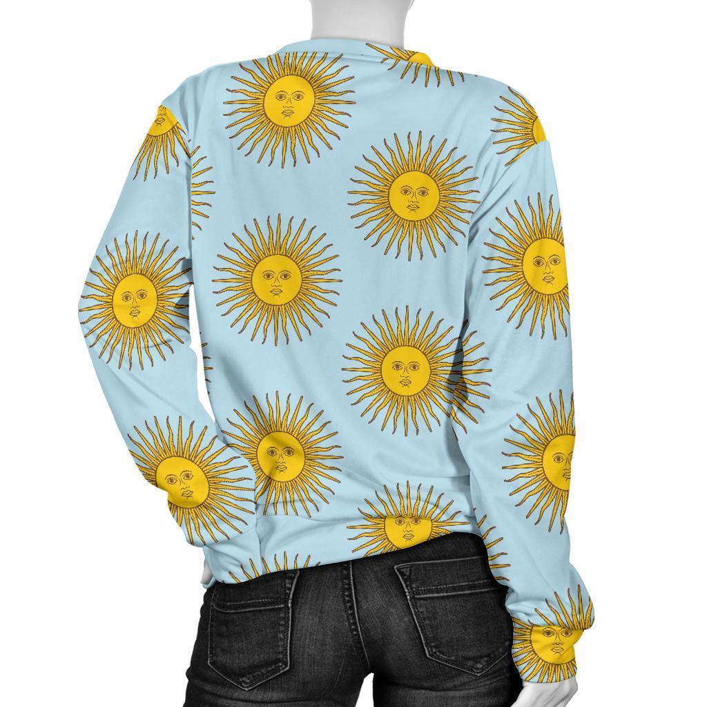 Sun Print Pattern Women's Sweatshirt-grizzshop