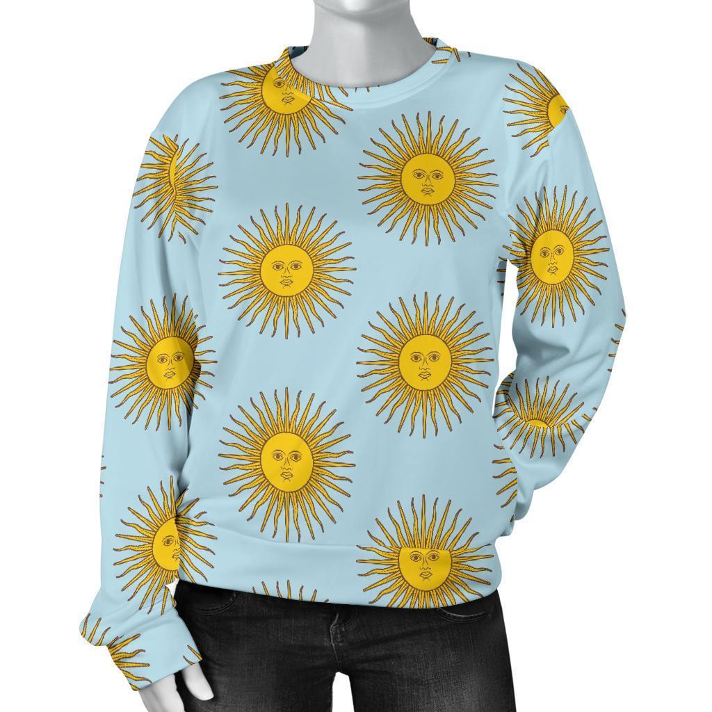 Sun Print Pattern Women's Sweatshirt-grizzshop