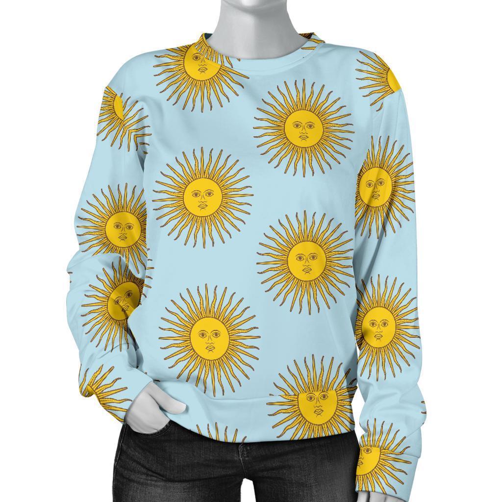 Sun Print Pattern Women's Sweatshirt-grizzshop