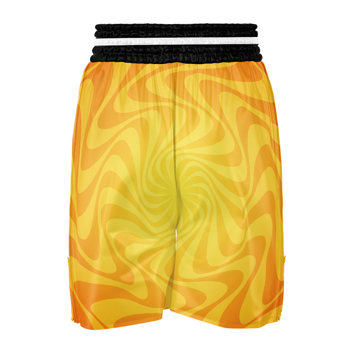 Sun Psychedelic Burning Print Boxing Shorts-grizzshop