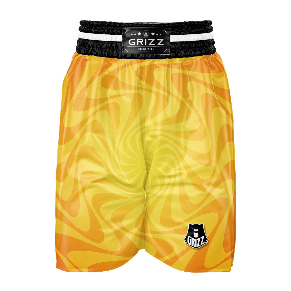 Sun Psychedelic Burning Print Boxing Shorts-grizzshop