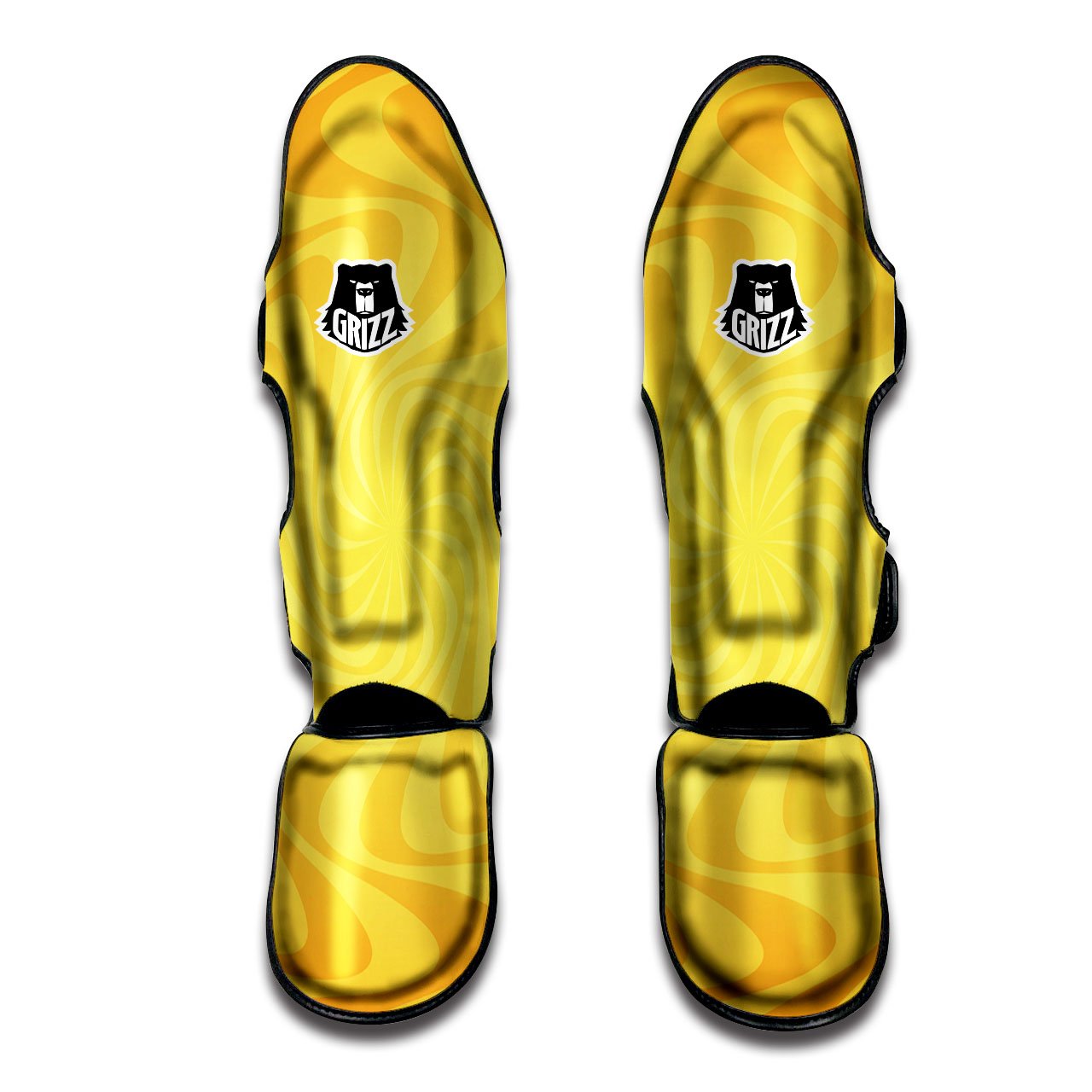 Sun Psychedelic Burning Print Muay Thai Shin Guards-grizzshop