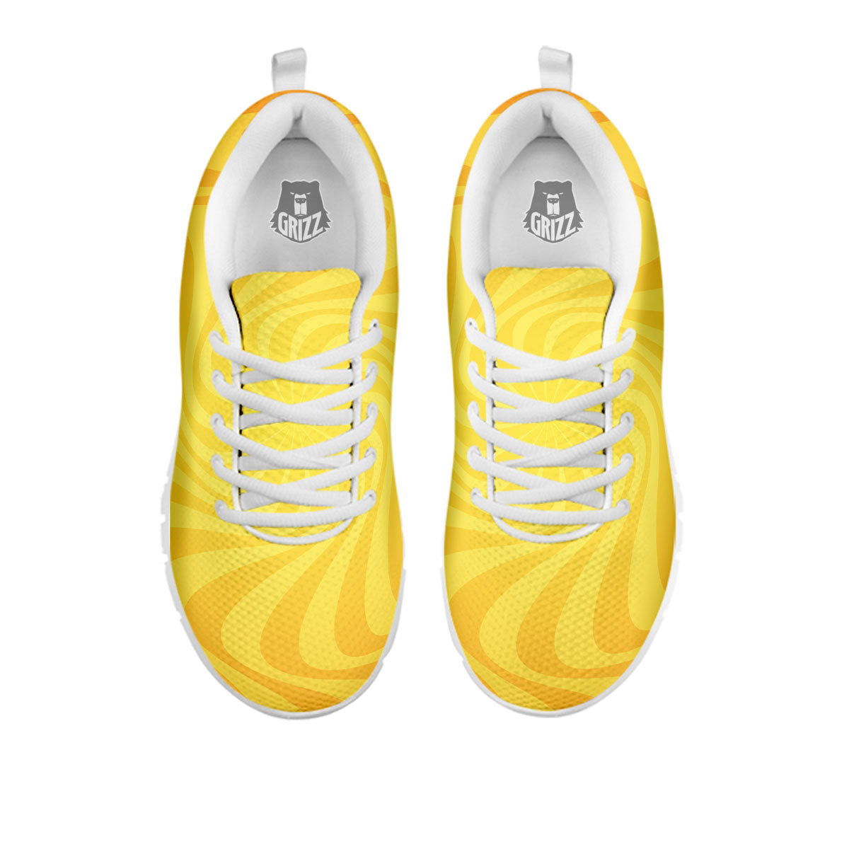 Sun Psychedelic Burning Print White Sneaker-grizzshop