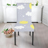 Sun Smile Pattern Print Chair Cover-grizzshop