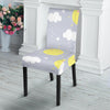 Sun Smile Pattern Print Chair Cover-grizzshop