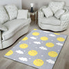 Sun Smile Pattern Print Floor Mat-grizzshop