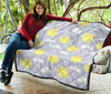 Sun Smile Pattern Print Quilt-grizzshop