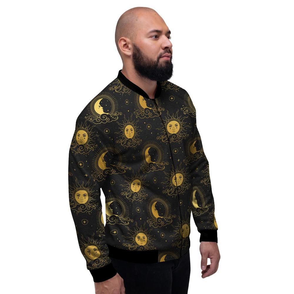 Sun Vintage Print Pattern Men's Bomber Jacket-grizzshop