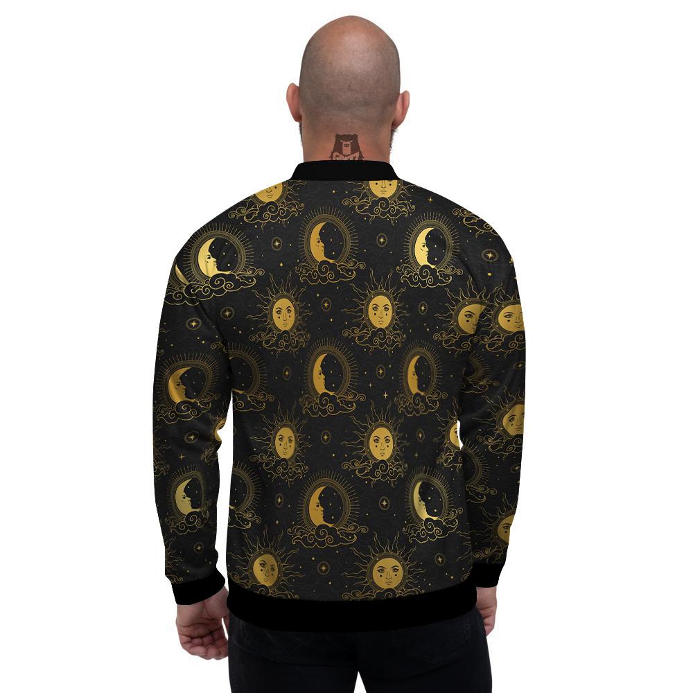Sun Vintage Print Pattern Men's Bomber Jacket-grizzshop