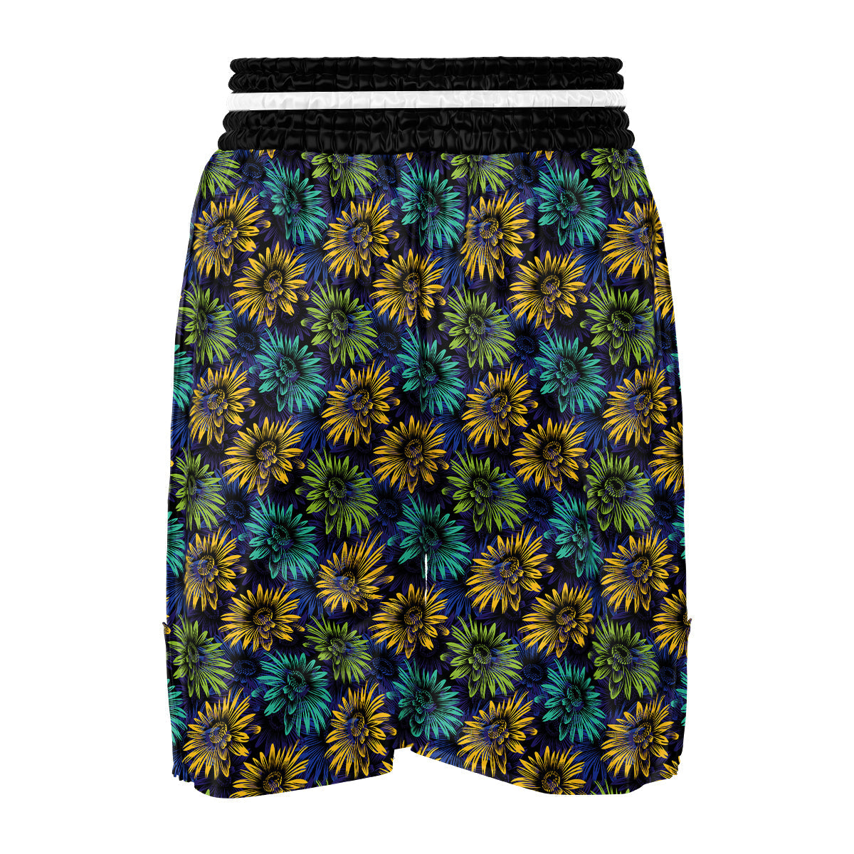 Sunflower Abstract Print Pattern Boxing Shorts-grizzshop