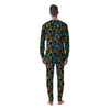 Sunflower Abstract Print Pattern Men's Pajamas-grizzshop