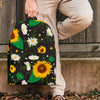 Sunflower And Chamomile Backpack-grizzshop