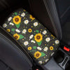 Sunflower And Chamomile Car Console Cover-grizzshop