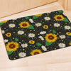 Sunflower And Chamomile Door Mat-grizzshop