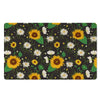 Sunflower And Chamomile Door Mat-grizzshop