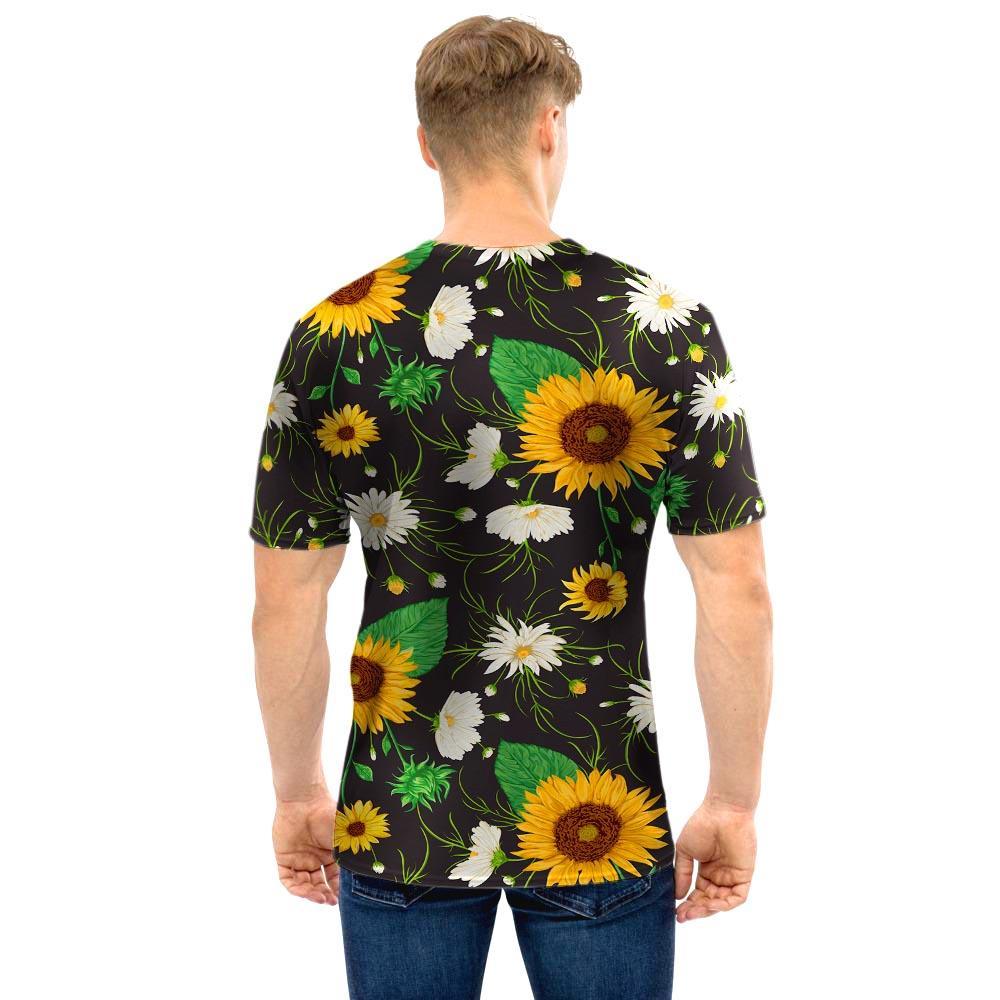 Sunflower And Chamomile Men T Shirt-grizzshop