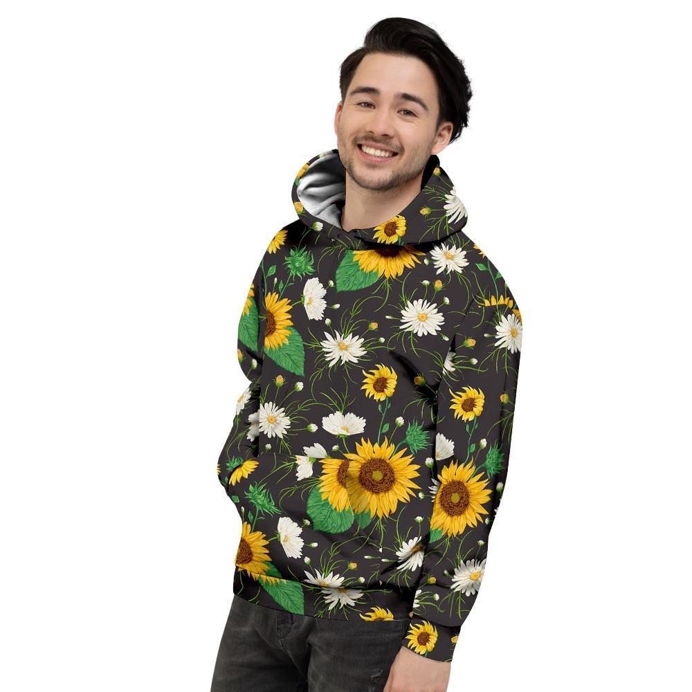 Sunflower And Chamomile Men's Hoodie-grizzshop