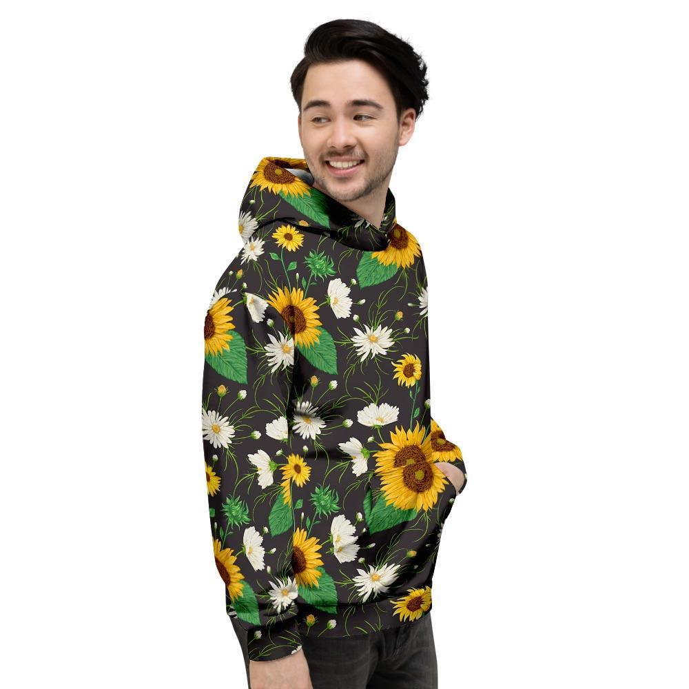 Sunflower And Chamomile Men's Hoodie-grizzshop