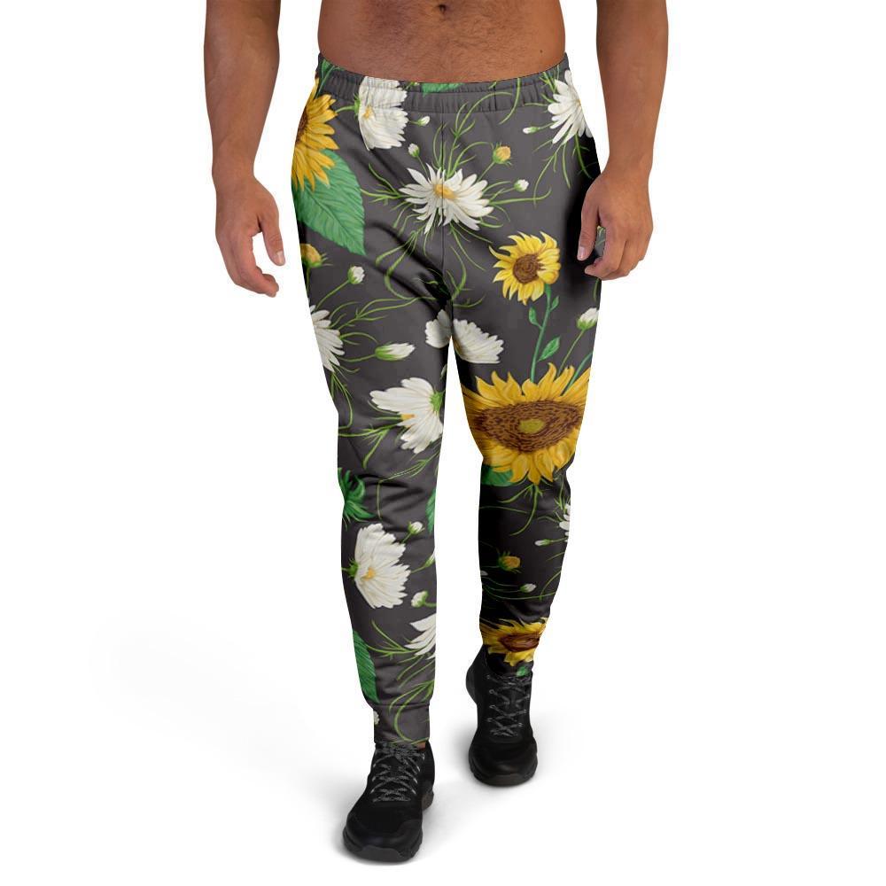 Sunflower And Chamomile Men's Joggers-grizzshop