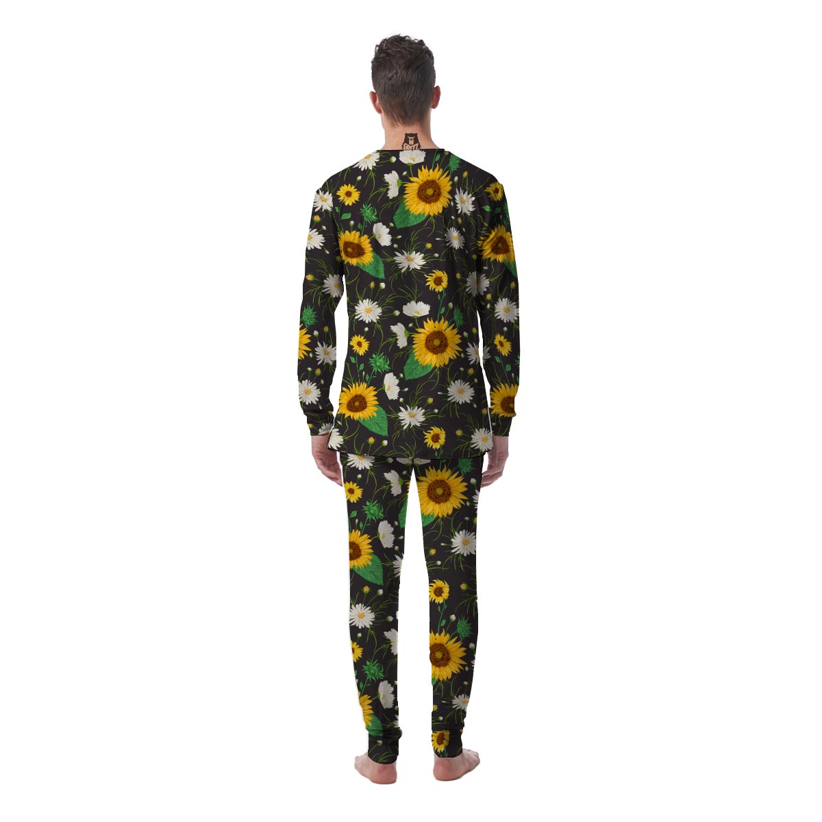 Sunflower And Chamomile Men's Pajamas-grizzshop