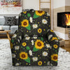 Sunflower And Chamomile Recliner Cover-grizzshop