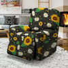 Sunflower And Chamomile Recliner Cover-grizzshop