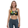 Sunflower And Chamomile Sports Bra-grizzshop