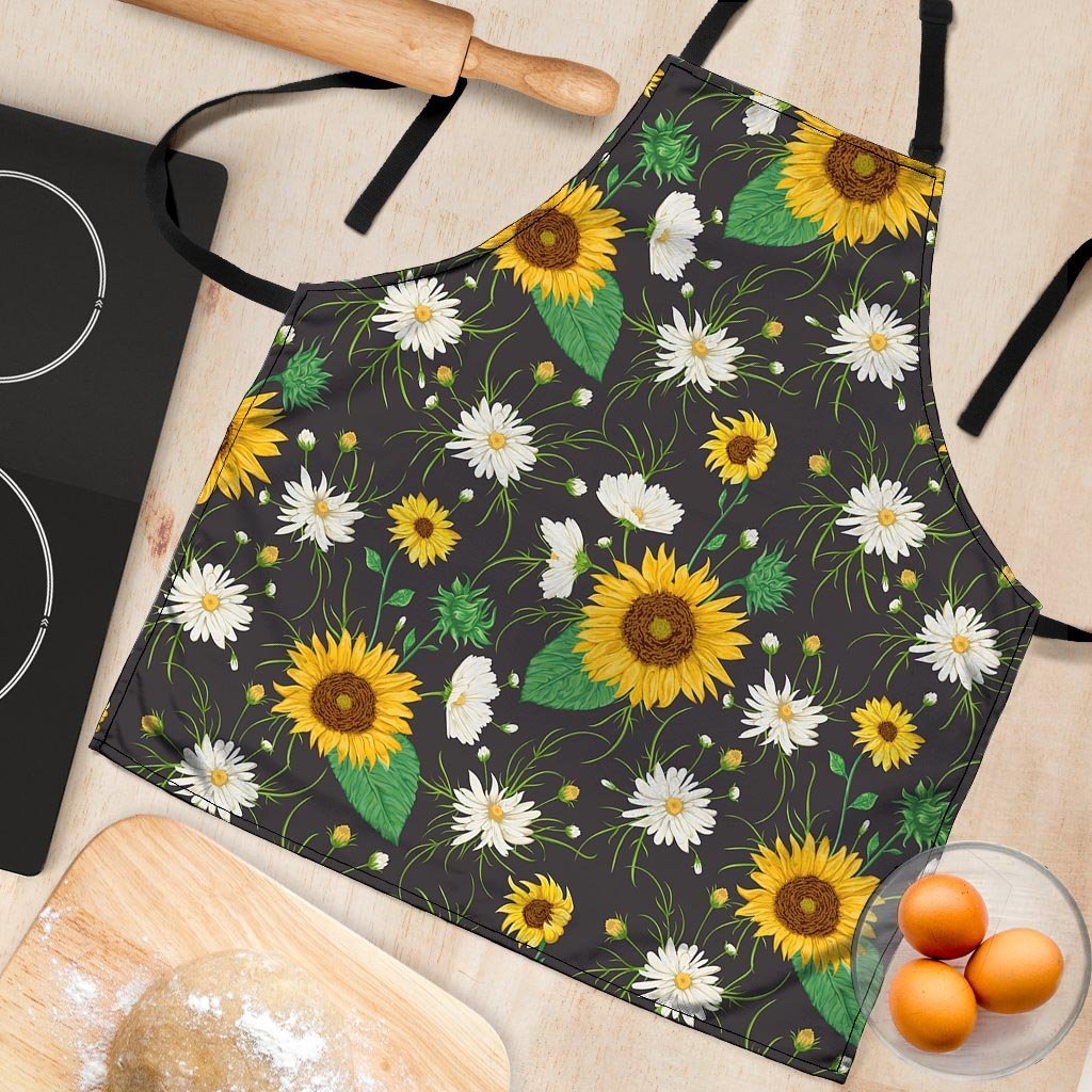 Sunflower And Chamomile Women's Apron-grizzshop