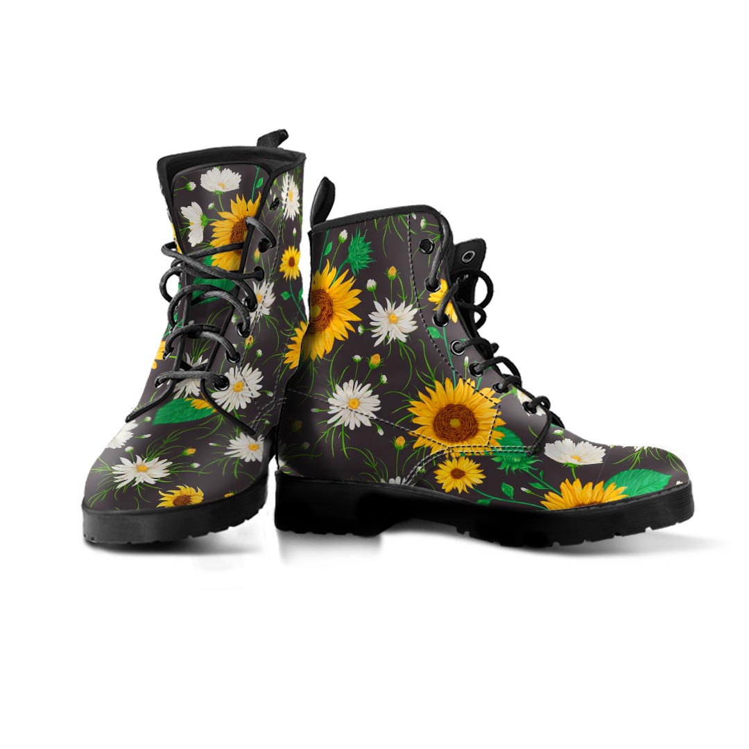 Sunflower And Chamomile Women's Boots-grizzshop