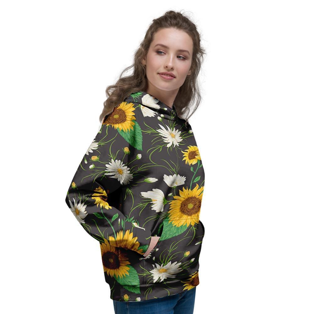 Sunflower And Chamomile Women's Hoodie-grizzshop