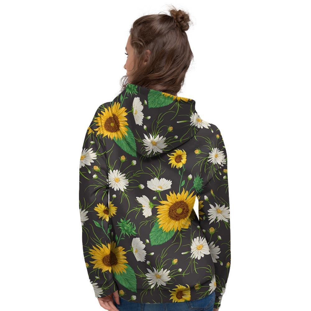 Sunflower And Chamomile Women's Hoodie-grizzshop